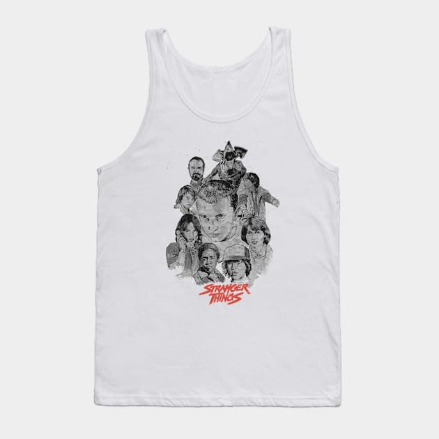 Stranger Things Tank Top by rjartworks